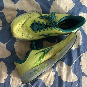 Brooks men’s Athletic Shoes - Lime Green and Teal